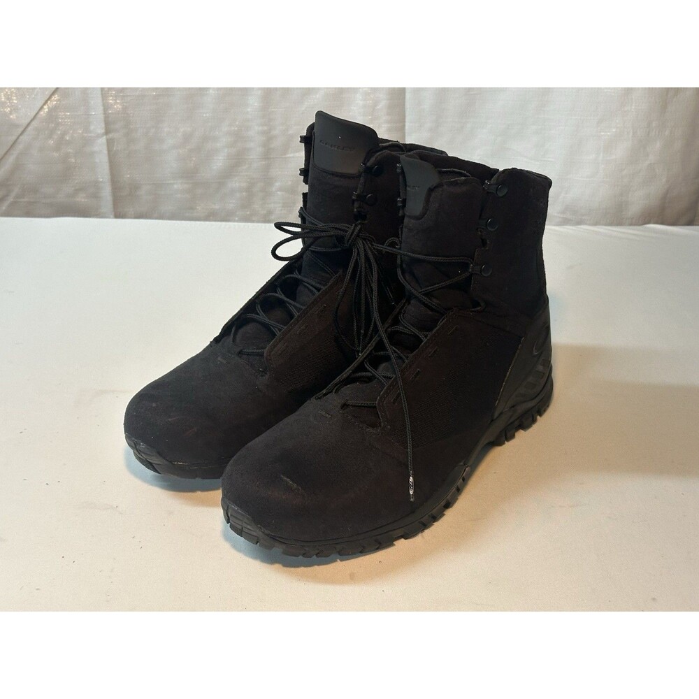 Oakley 11158-001 Black Hard Toe Leather Nylon Tactical Boots - Men’s Size 13